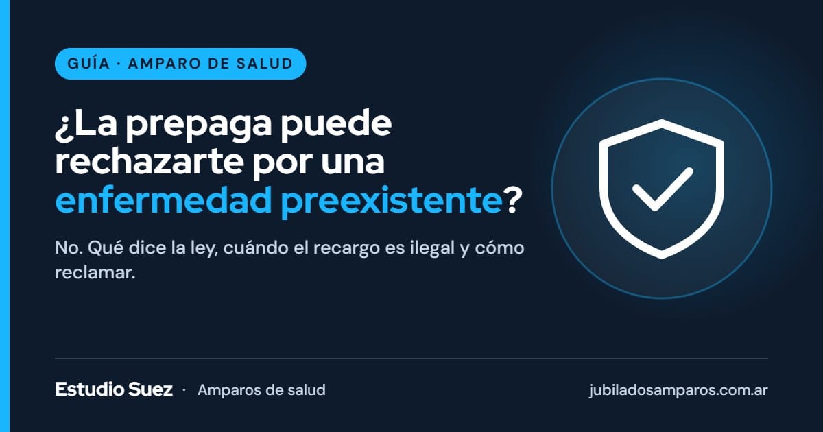 Enfermedad preexistente y prepaga: guía sobre tus derechos y cómo reclamar
