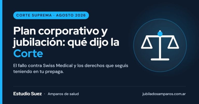Fallo de la Corte: qué pasa con tu prepaga corporativa al jubilarte